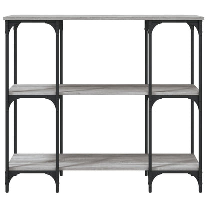 Sonoma Grey Console Table - Engineered Wood, 102x35x90 cm
