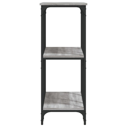 Sonoma Grey Console Table - Engineered Wood, 102x35x90 cm