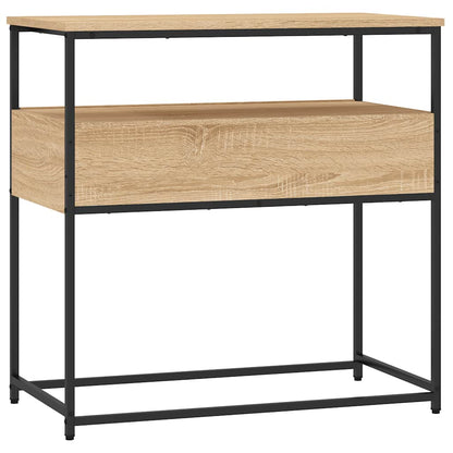 Sonoma Oak Console Table - 75x40x75 cm - Engineered Wood