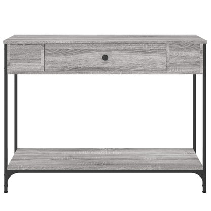 Sonoma Grey Console Table - 100x34.5x75cm Engineered Wood