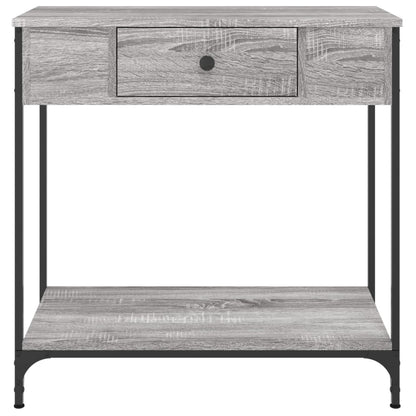 Grey Sonoma Console Table - Engineered Wood 75x34.5x75 cm