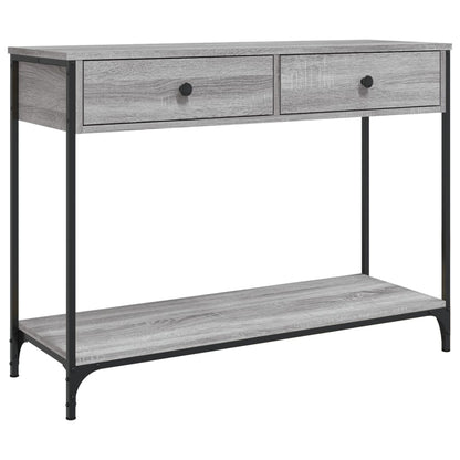 Sonoma Grey Console Table - 100x34.5x75 cm Engineered Wood