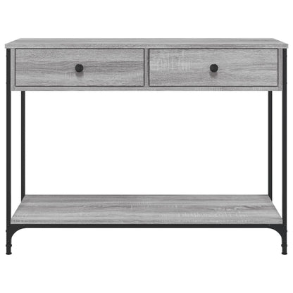 Sonoma Grey Console Table - 100x34.5x75 cm Engineered Wood
