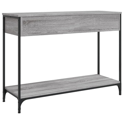 Sonoma Grey Console Table - 100x34.5x75 cm Engineered Wood