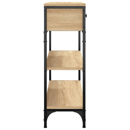 Sonoma Oak Console Table - Engineered Wood, 72.5x25x75 cm