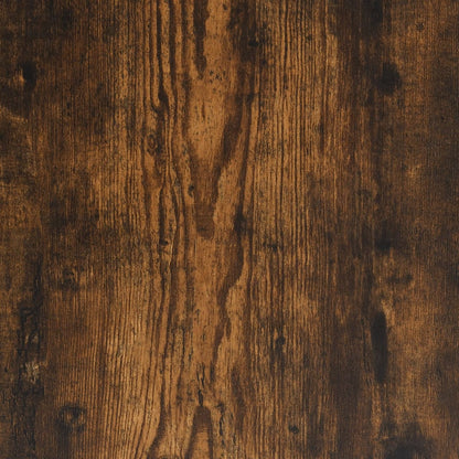 Console Table Smoked Oak 75x28x75 cm Engineered Wood