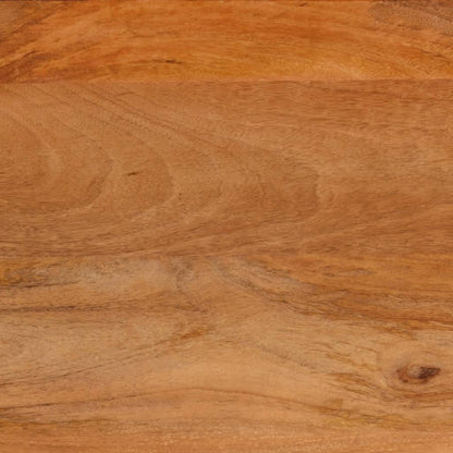 Coffee Table Brown and Black 100x54x40 cm Solid Wood Mango