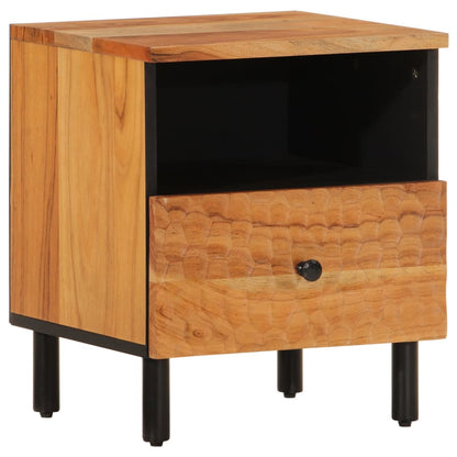Solid Acacia Wood Bedside Cabinets 2pcs - 40x33x46 cm