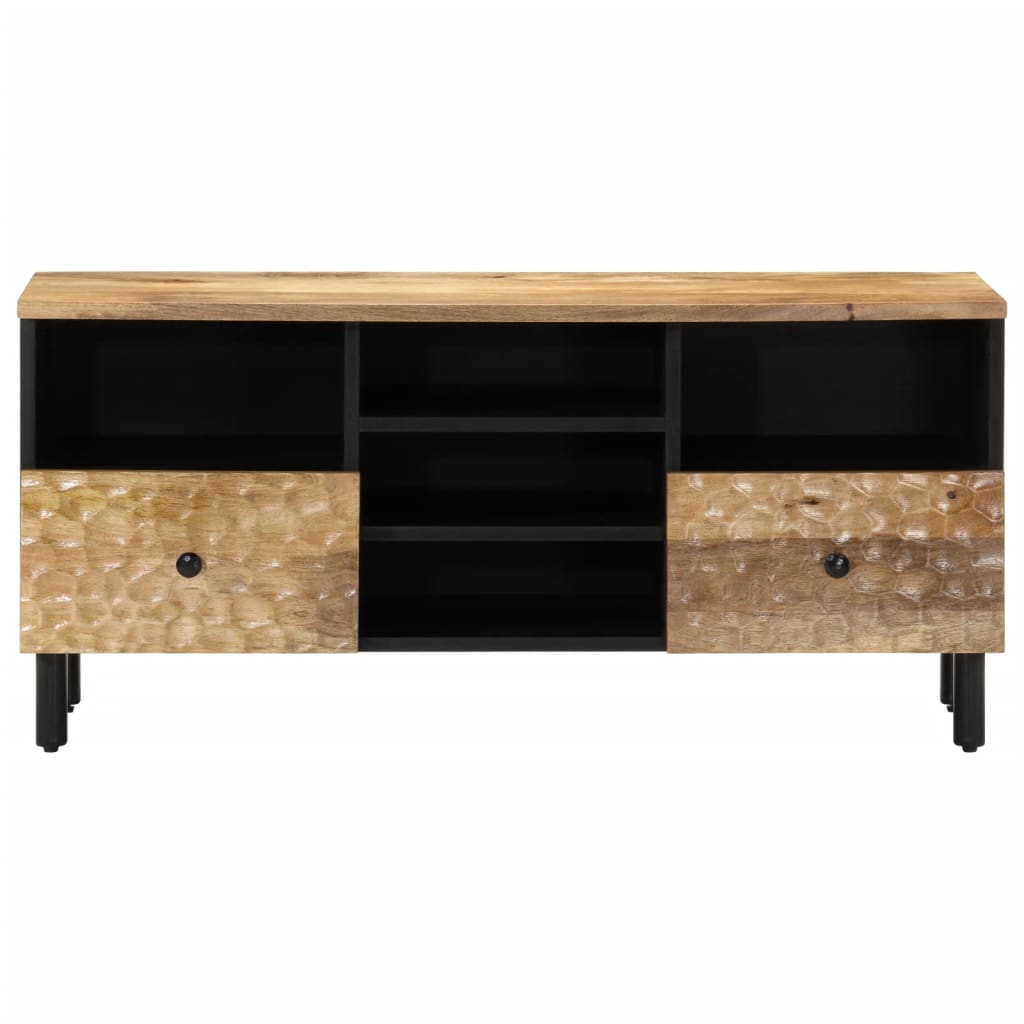 TV Cabinet 100x33x46 cm Solid Wood Mango