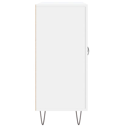 Sideboard White 90x34x80 cm Engineered Wood