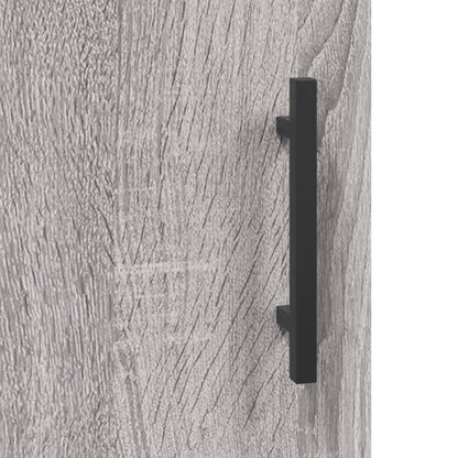 Sideboard Grey Sonoma 90x34x80 cm Engineered Wood