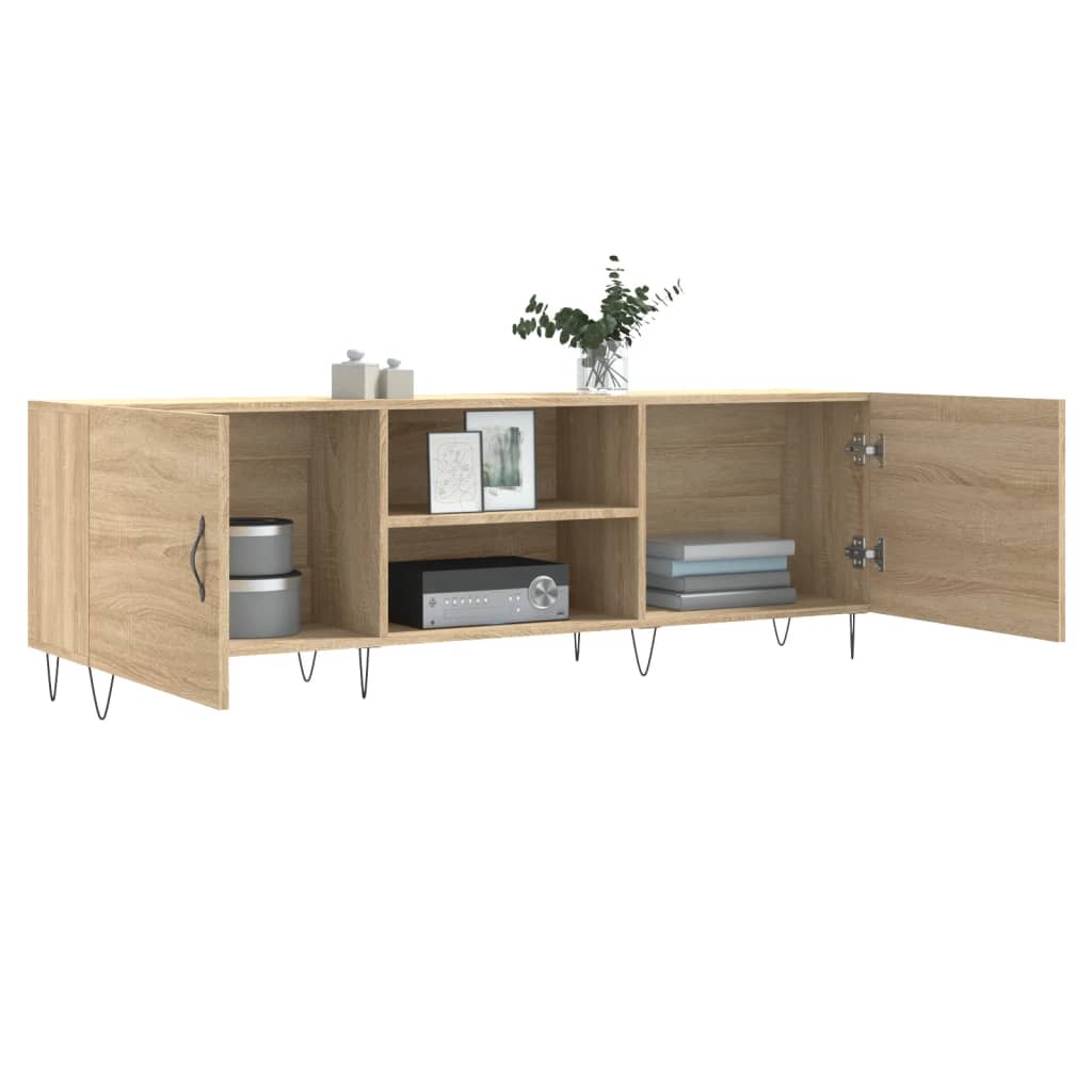 TV Cabinet Sonoma Oak 150x30x50 cm Engineered Wood