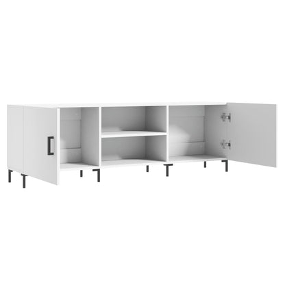 TV Cabinet White 150x30x50 cm Engineered Wood