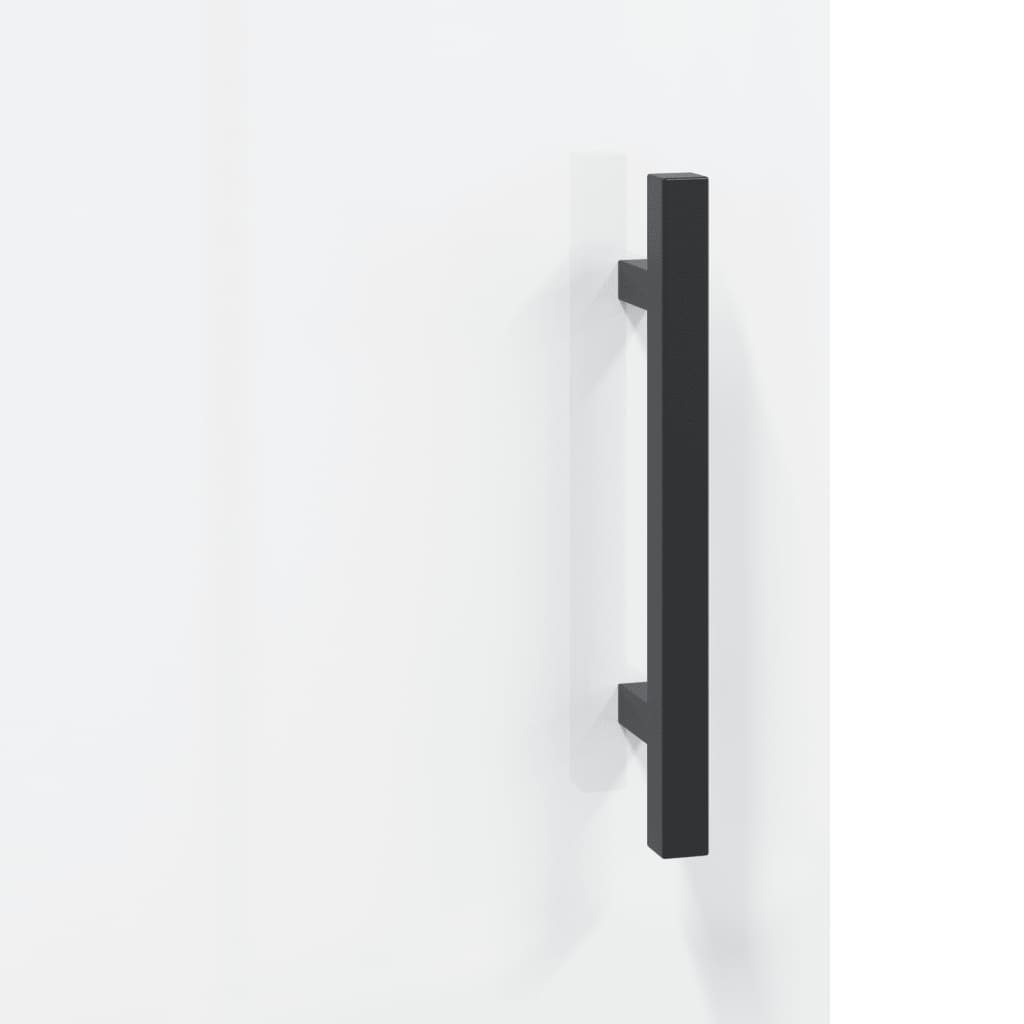 TV Cabinet High Gloss White 150x30x50 cm Engineered Wood