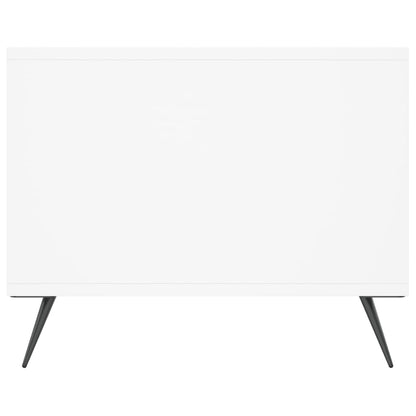 Coffee Table White 102x50x40 cm Engineered Wood
