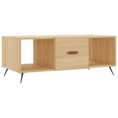 Coffee Table Sonoma Oak 102x50x40 cm Engineered Wood