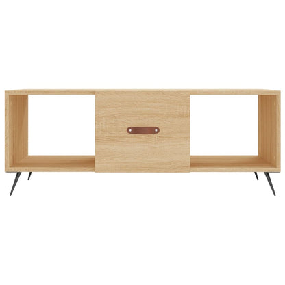 Coffee Table Sonoma Oak 102x50x40 cm Engineered Wood