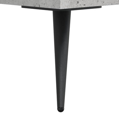 Coffee Table Concrete Grey 102x50x40 cm Engineered Wood