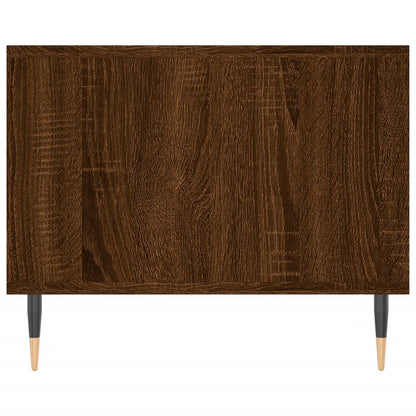 Coffee Table Brown Oak 102x50x40 cm Engineered Wood