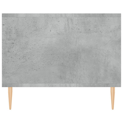Coffee Table Concrete Grey 102x50x40 cm Engineered Wood