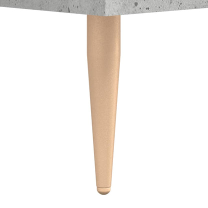 Coffee Table Concrete Grey 102x50x40 cm Engineered Wood