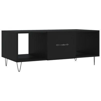 Coffee Table Black 102x50x40 cm Engineered Wood