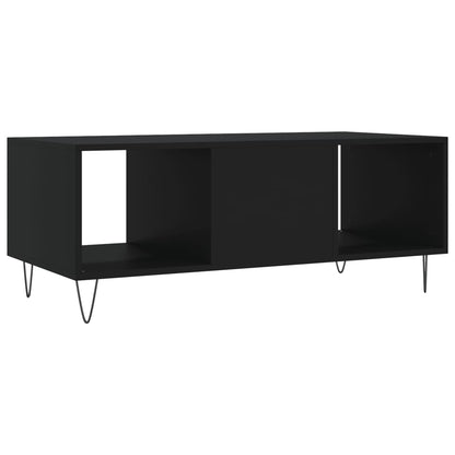 Coffee Table Black 102x50x40 cm Engineered Wood