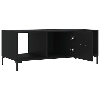 Coffee Table Black 102x50x40 cm Engineered Wood