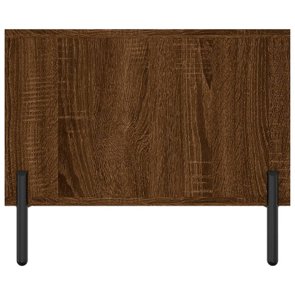 Coffee Table Brown Oak 102x50x40 cm Engineered Wood