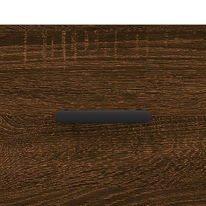 Coffee Table Brown Oak 102x50x40 cm Engineered Wood