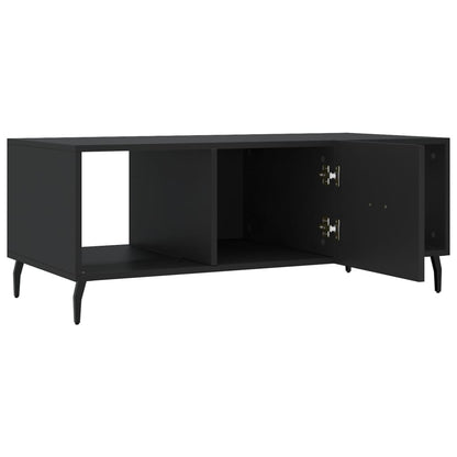 Coffee Table Black 102x50x40 cm Engineered Wood