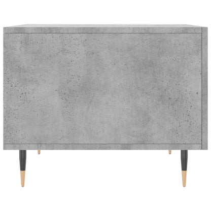 Coffee Table Concrete Grey 50x50x40 cm Engineered Wood