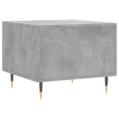 Coffee Table Concrete Grey 50x50x40 cm Engineered Wood