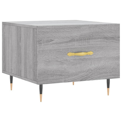 Coffee Table Grey Sonoma 50x50x40 cm Engineered Wood