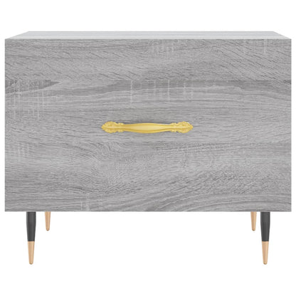 Coffee Table Grey Sonoma 50x50x40 cm Engineered Wood