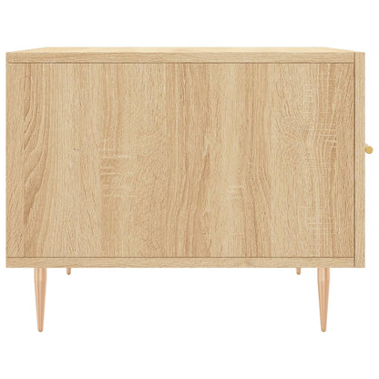 Coffee Table Sonoma Oak 50x50x40 cm Engineered Wood