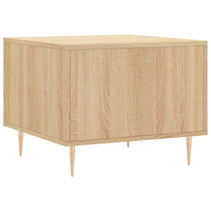 Coffee Table Sonoma Oak 50x50x40 cm Engineered Wood