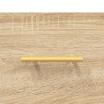 Coffee Table Sonoma Oak 50x50x40 cm Engineered Wood
