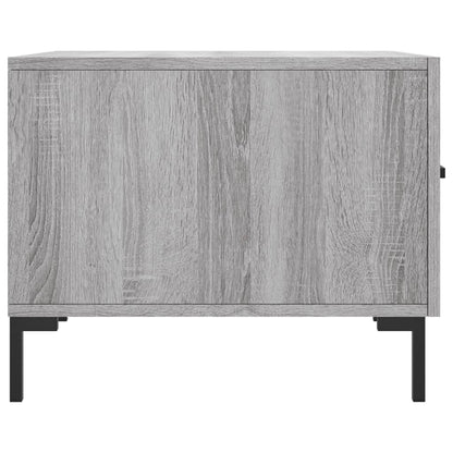 Coffee Table Grey Sonoma 50x50x40 cm Engineered Wood