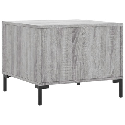 Coffee Table Grey Sonoma 50x50x40 cm Engineered Wood