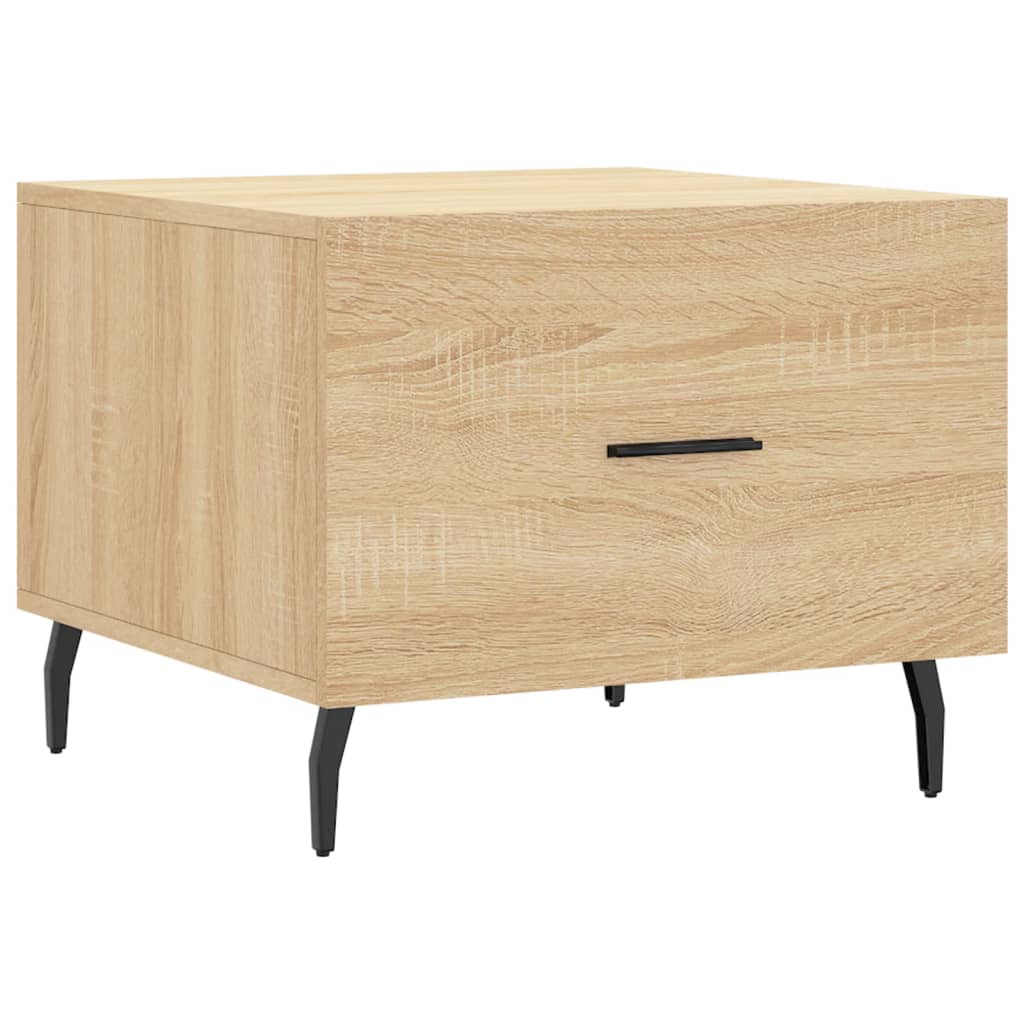 Coffee Table Sonoma Oak 50x50x40 cm Engineered Wood