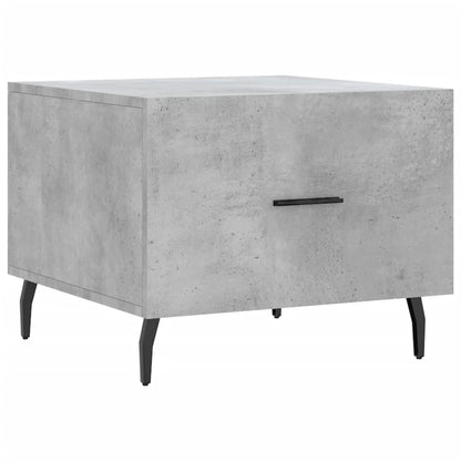 Coffee Table Concrete Grey 50x50x40 cm Engineered Wood