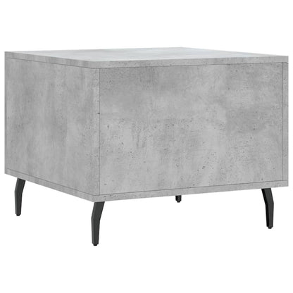 Coffee Table Concrete Grey 50x50x40 cm Engineered Wood