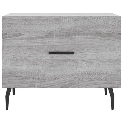 Coffee Table Grey Sonoma 50x50x40 cm Engineered Wood