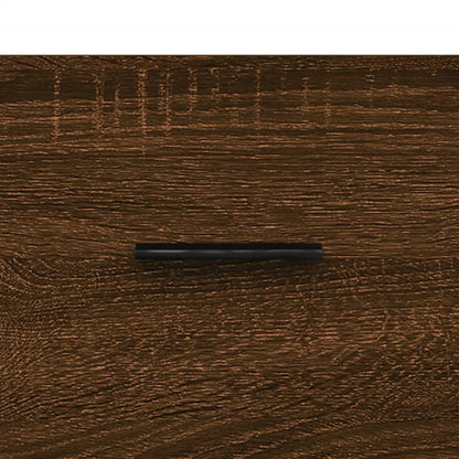 Coffee Table Brown Oak 50x50x40 cm Engineered Wood
