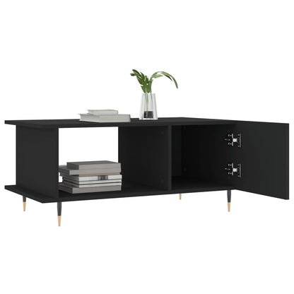 Coffee Table Black 90x50x40 cm Engineered Wood