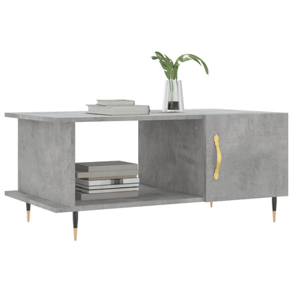 Coffee Table Concrete Grey 90x50x40 cm Engineered Wood