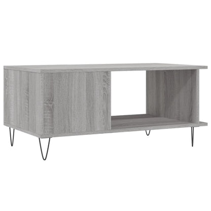 Coffee Table Grey Sonoma 90x50x40 cm Engineered Wood