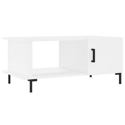 Coffee Table White 90x50x40 cm Engineered Wood