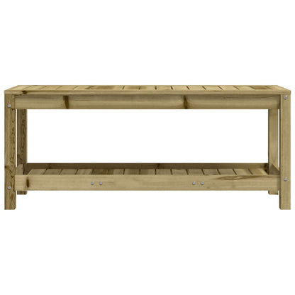 Impregnated Pine Garden Bench 108x35x45 cm - Durable Wood Design